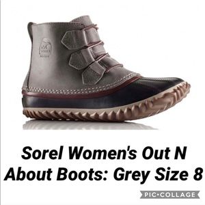 Sorel Women's Out N About Boots: Grey 8